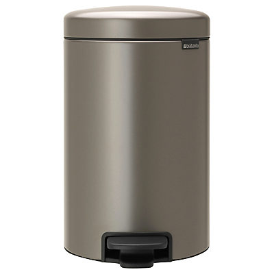 Brabantia newIcon Pedal Bin, 12L Grey / Metallic